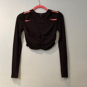 never been worn black shimmery long sleeve